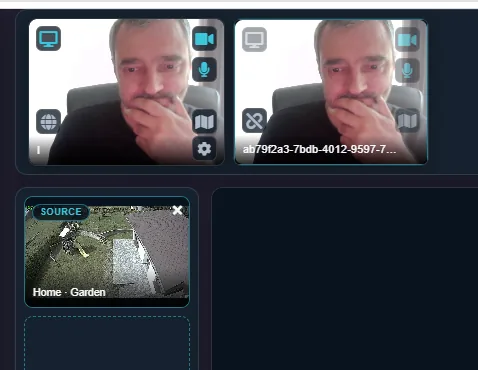 Participant controls and removable infrastructure source in Banalytics Live Chat